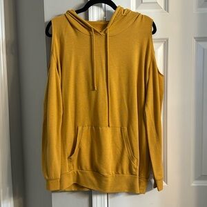Cold shoulder hoodie
